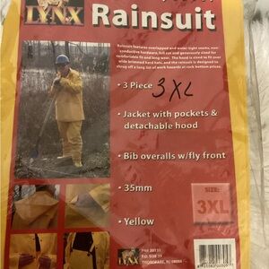 3 piece Yellow Rainsuit  for Men